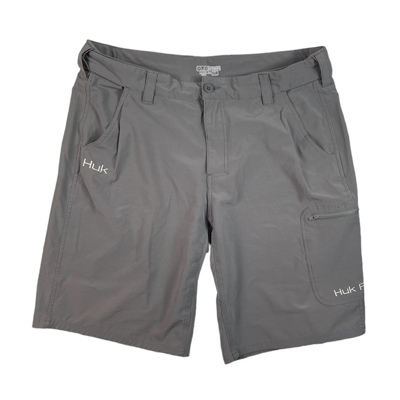 Huk Shorts Sh464 Mens Huk Performance Fishing Brand Stretch Cargo